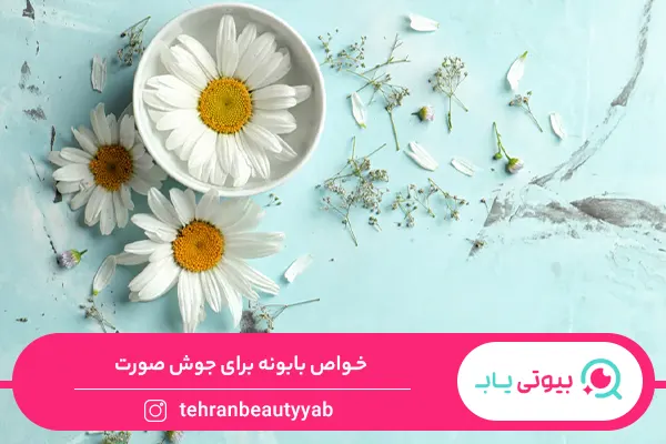 خواص بابونه برای پوست